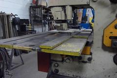Geka Hydra Crop Model 55/A 60 Ton Hydraulic Ironworker, Front and Rear Independent Controls