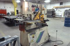 Geka Hydra Crop Model 55/A 60 Ton Hydraulic Ironworker, Front and Rear Independent Controls