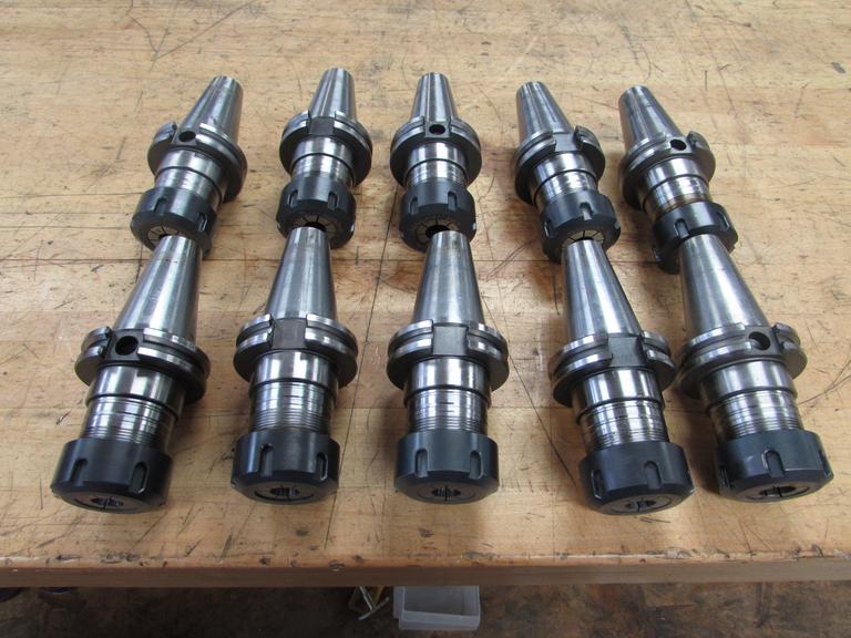 (10) Rego-Fix ER32 Collet Type Cat 40 Tool Holders