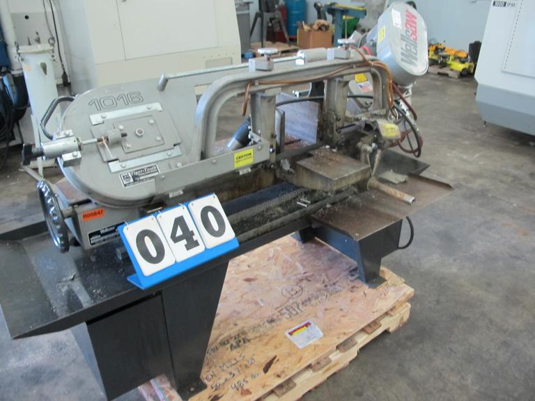 Wellsaw Model 1016 10" Capacity Horizontal Bandsaw