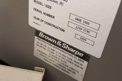 Brown & Sharpe Gage 2000 Coordinate Measuring Machine