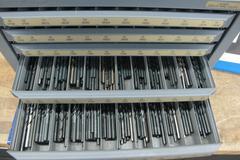 thumbnail image 2 of Huot #13040 Wire Gauge Sizes #1-80 Drill Dispenser Organizer Cabinet Holder 2 of 3