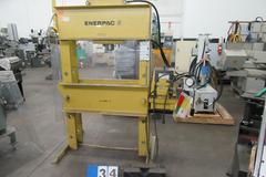 Enerpac 75 Ton Traveling Head H-Frame Shop Press