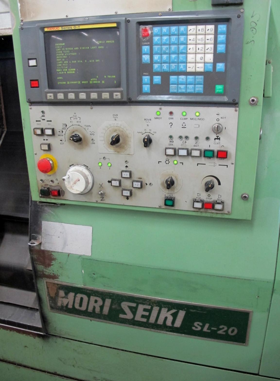 Machines Used | Mori Seiki SL-20 CNC Turning Center