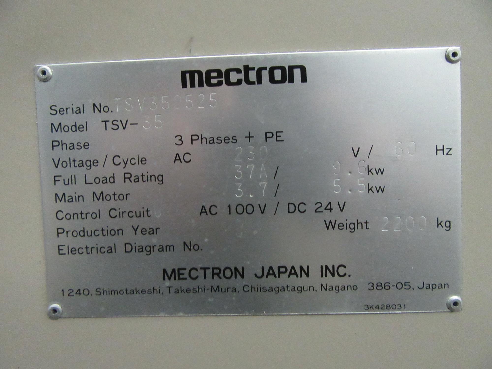 Miyano Mectron Model TSV-35 CNC Drill Tap Center | Machines Used