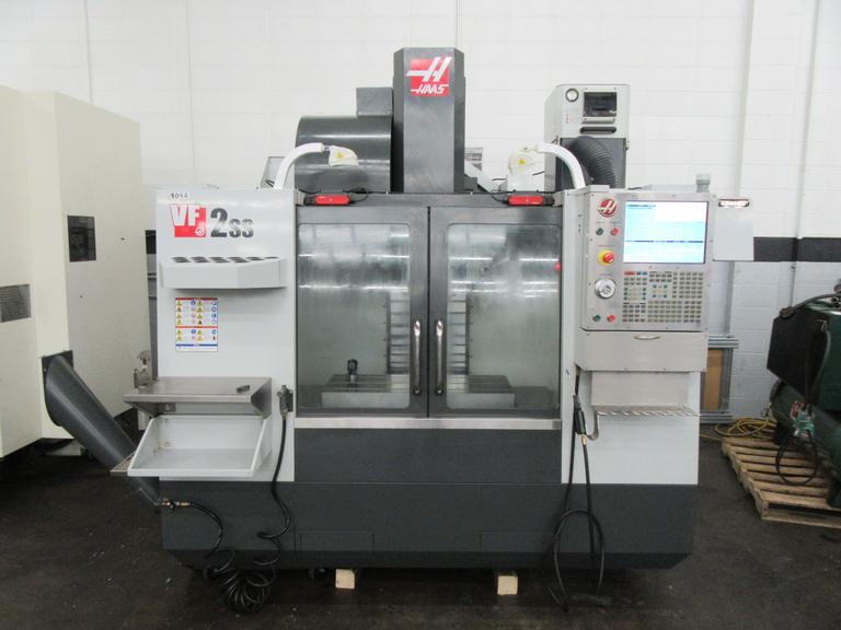 Haas VF-2 Super Speed CNC Vertical Machining Center with 4th Axis Drive, Probing and Thru Spindle Coolant