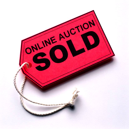 Industrial Online Auction with a SOLD Tag.