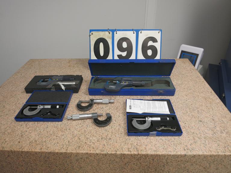 Fowler 0-1" Digital and Standard Micrometers