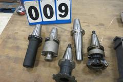 (5) Assorted Cat 50 Taper Tool Holders