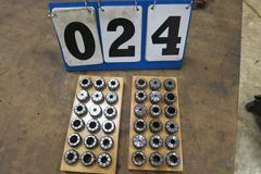 36 Assorted ER-32 Flex Collets with Wood Dividers