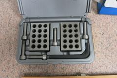 Angle Block Set in Box, Starrett Model RS81B Gage Block Set .05 - 4" In Wood Box, 1-2-3 Block Set In Box