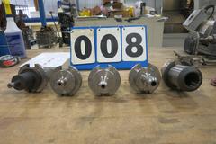 (5) Cat 50 Taper Tool Holders, End Mill holders