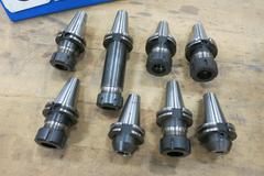 (8) Cat 40 Taper Tool Holders