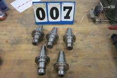 (5) Cat 50 Taper Er-32 Collet Holders