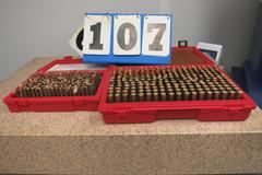 MHC Steel Pin / Plug Gage Sets, M1 Plus and M2 Plus, .061"-.250" and .251" - .500" In Plastic Divider Cases - Like New