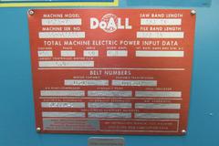 DoAll Model 2013-V Vertical Bandsaw
