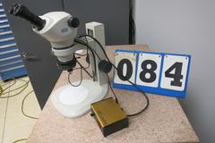 Scienscope Stereo Zoom Microscope w Light Ring and Power Supply