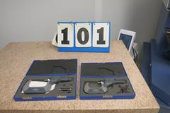 Fowler Digital .00005" Micrometers, 1-2" and 2-3" Models, In Plastic Boxes