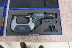 Fowler Digital .00005" Micrometers, 1-2" and 2-3" Models, In Plastic Boxes