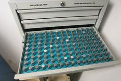 Meyer Pin and Plug Gage Sets in Steel Boxes with Stand .051" - .750"