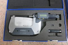Fowler Digital .00005" Micrometers, 1-2" and 2-3" Models, In Plastic Boxes