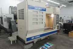 Okuma MC-V4020 CNC Vertical Machining Center with Chip Blaster Thru Spindle Coolant