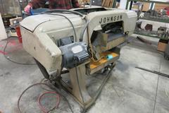 Johnson Model J Horizontal Bandsaw, 9" Round Capacity, 3/4" Blade, 3/4 HP - Single Phase Power