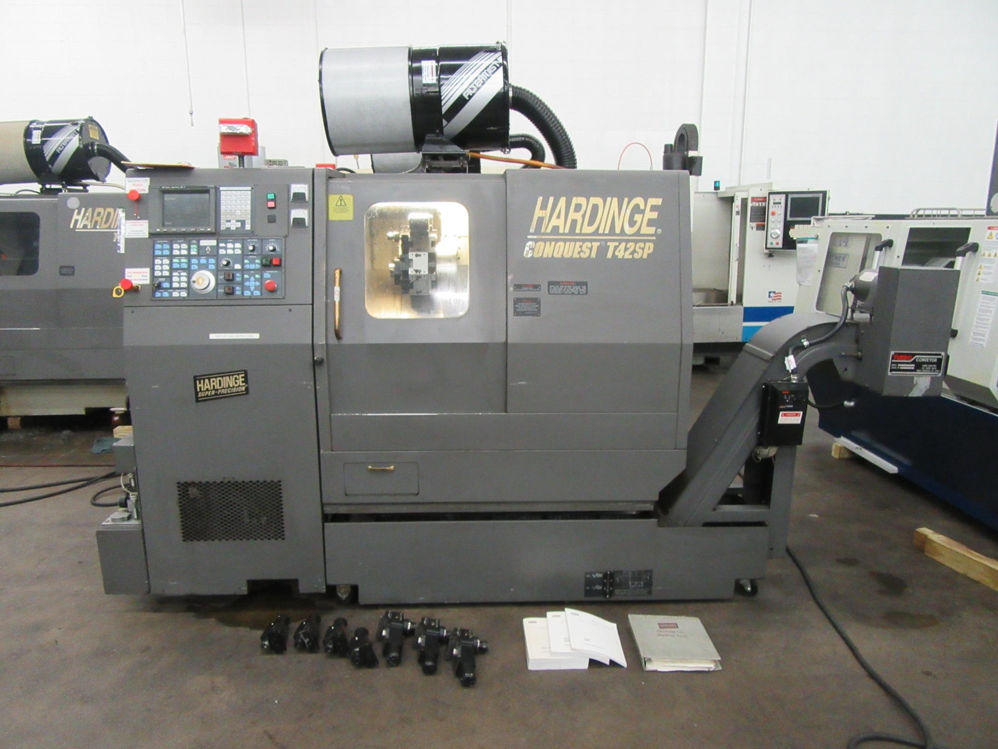 Hardinge Conquest T42-SP CNC Turning Center with Live Milling and