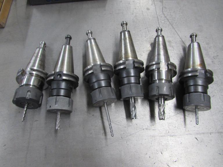 (6) ER32 Collet Style Cat 40 Tool Holders