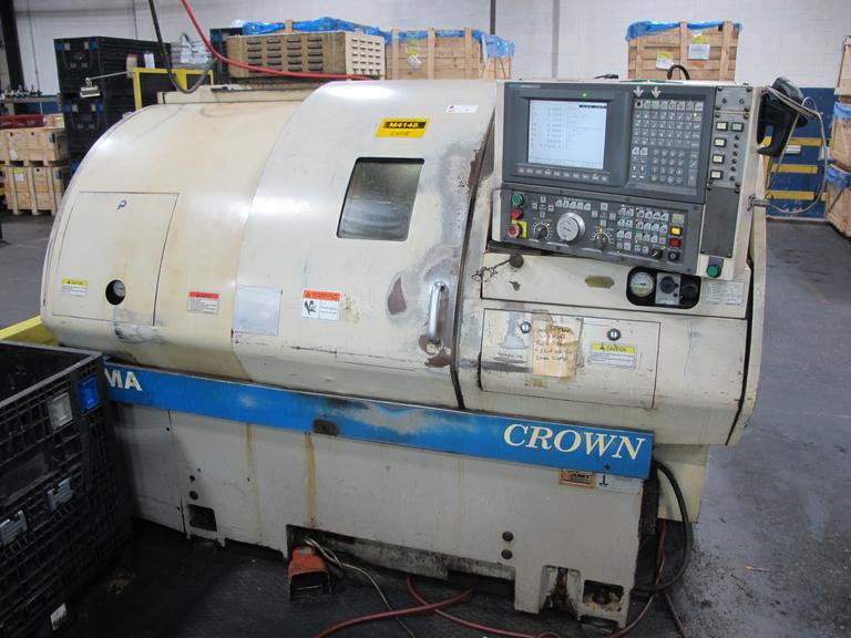 Okuma Crown 762E CNC Turning Center with 8" 3-jaw SMW Chuck and Hydraulic Tailstock