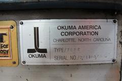 Okuma Crown 762E CNC Turning Center with 8" 3-jaw SMW Chuck and Hydraulic Tailstock