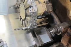 Okuma Crown 762E CNC Turning Center with 8" 3-jaw SMW Chuck and Hydraulic Tailstock