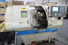 Okuma Crown 762E CNC Turning Center with 8" 3-jaw SMW Chuck and Hydraulic Tailstock