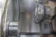 Okuma Crown 762S-BB CNC Turning Center with Big Bore Spindle