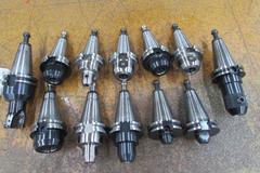 (12) CAT 40 End Mill Holders from 3/8" up to 1"