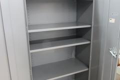 2-Door Metal Cabinet with (4) Adjustable Shelves