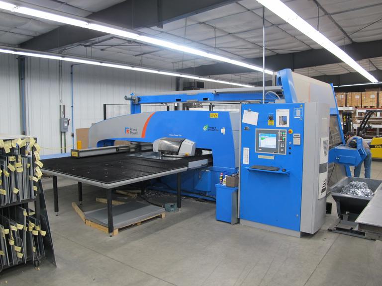 Finn-Power Prima Power E6X CNC Servo-Electric Turret Punch with Compact Express Load/Unload Work Stocking System