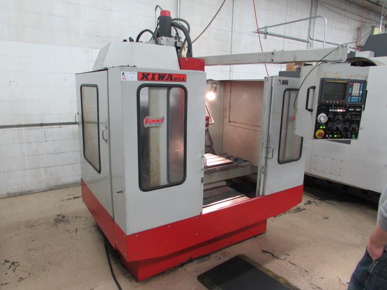 Kiwa 510 Colt CNC Vertical Machining Center with Fanuc 0M CNC Control