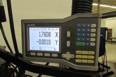 Sharp First Model LMV Vertical Tool Room Mill with Power Feed and 2-Axis DRO