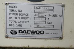 Daewoo ACE-V45/V50 CNC Vertical Machining Center with 8000 RPM Spindle and Mitsubishi Meldas Control