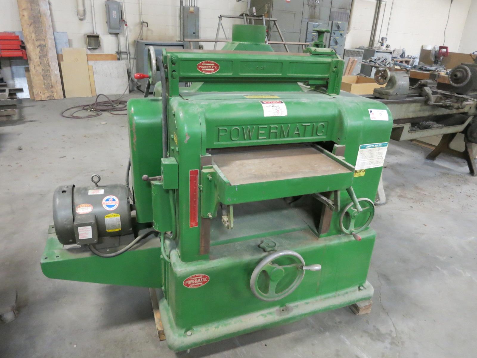 Powermatic wood deals planer