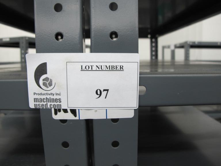Machines Used Two Steel Shelving Units 36" x 24" x 75"