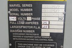 Marvel MV 460PC/2 Programmable Tilting Vertical Bandsaw with Programmable Stock Feed and Tilting Frame