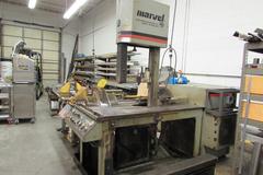 Marvel MV 460PC/2 Programmable Tilting Vertical Bandsaw with Programmable Stock Feed and Tilting Frame