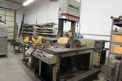 Marvel MV 460PC/2 Programmable Tilting Vertical Bandsaw with Programmable Stock Feed and Tilting Frame