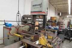 Marvel MV 460PC/2 Programmable Tilting Vertical Bandsaw with Programmable Stock Feed and Tilting Frame