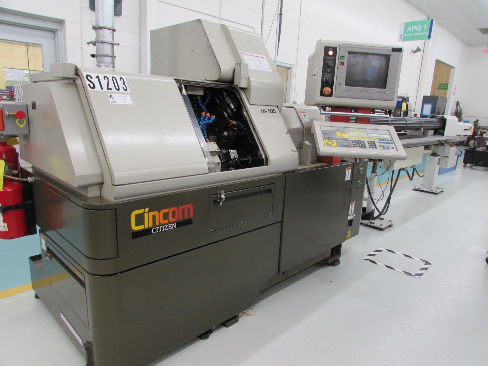 Machines Used | Citizen M20 CNC Swiss Screw Machine with LNS