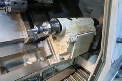 Daewoo Puma 350A CNC Turning Center with 15" Chuck, Tailstock and Chip Conveyor