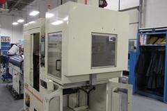 Tecno Wasino Model A12 CNC Turning Center with Live Milling, Y-Axis, and S-Robo-1 Gantry Load / Unload System with WP-0 Work Palletizer