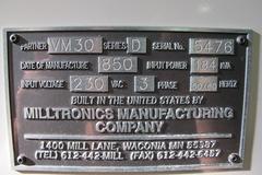 Milltronics VM30 CNC Vertical Machining Center with Troyke 4th Axis Rotary Table